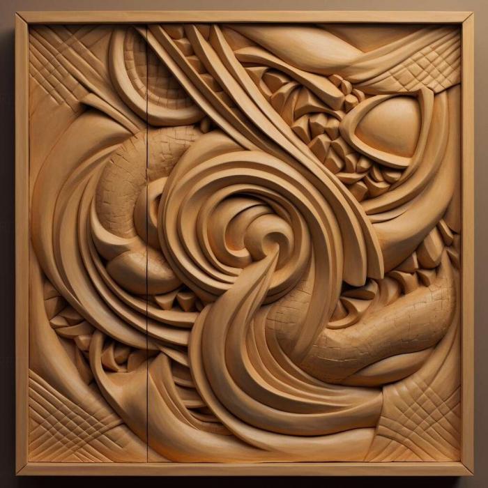 نموذج ثلاثي الأبعاد لآلة CNC 3D Art 